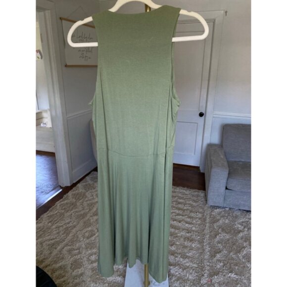 Athleta Modal Dress Minimal Travel Buttery Soft Lounge Neutral Summer - Picture 6 of 9